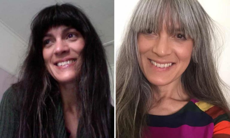 Women are embracing their grey hair by not dyeing it anymore